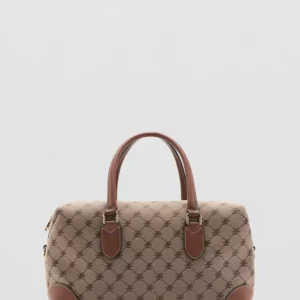 Jacquard logo bowling bag